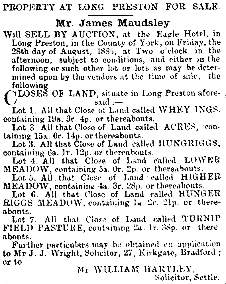 Property and Land Sales  1885-08-08 CHWS.JPG